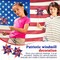 30 PCS American Flag Patriotic Pinwheels Independence Day Stars and Stripes Pinwheels Garden Windmill Wind Spinner for Flag Day